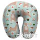 Travel Pillow Shiba Inu Sushi Dogs Novelty Dogs Food Light Blue Memory Foam U Neck Pillow for Lightweight Support in Airplane Car Train Bus - B07VC858KQ